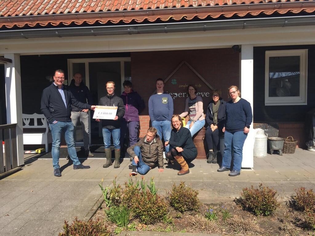 Overhandiging cheque